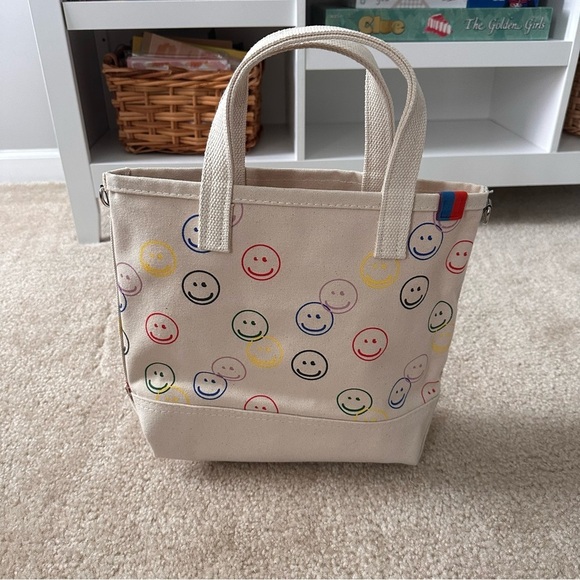 KULE Handbags - NWOT KULE Smiley Face Canvas Tote!